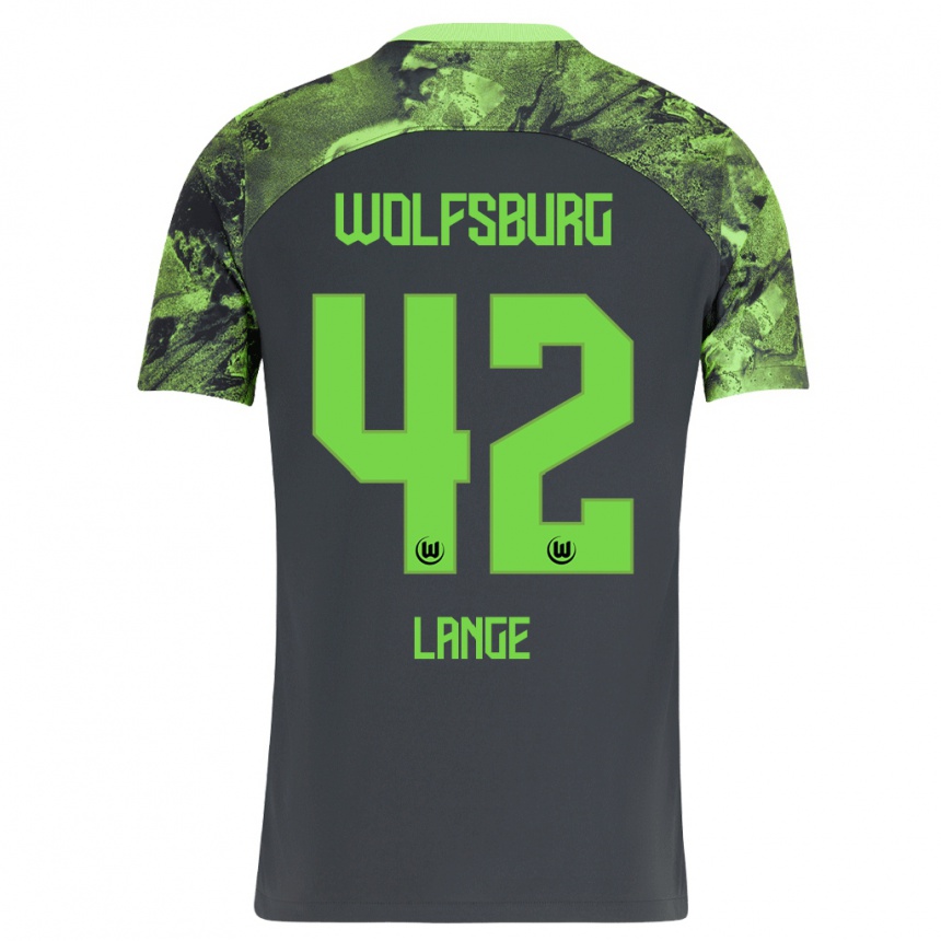 Mujer Fútbol Camiseta Felix Lange #42 Gris Oscuro 2ª Equipación 2023/24 Perú