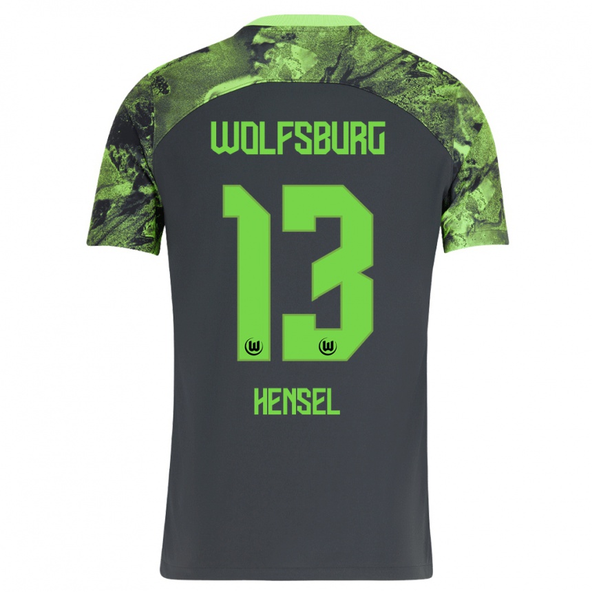 Mujer Fútbol Camiseta Pharell Hensel #13 Gris Oscuro 2ª Equipación 2023/24 Perú