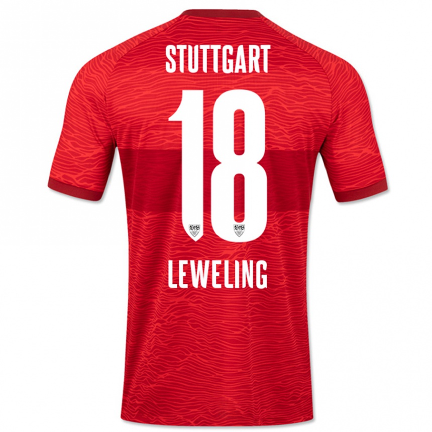 Mujer Fútbol Camiseta Jamie Leweling #18 Rojo 2ª Equipación 2023/24 Perú