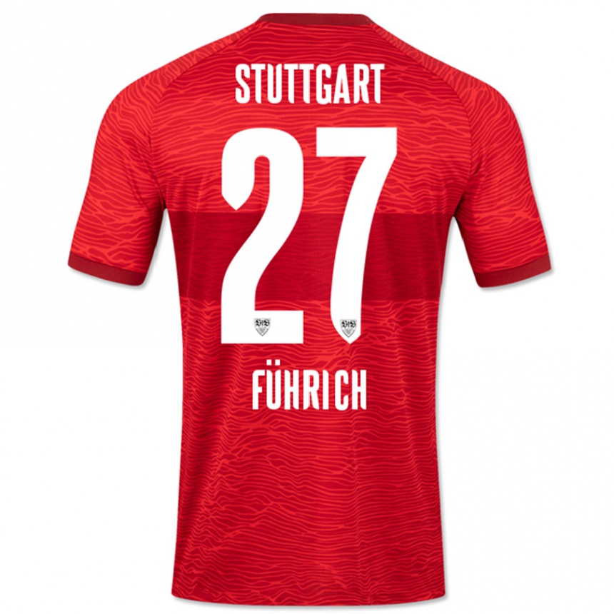 Mujer Fútbol Camiseta Chris Führich #27 Rojo 2ª Equipación 2023/24 Perú