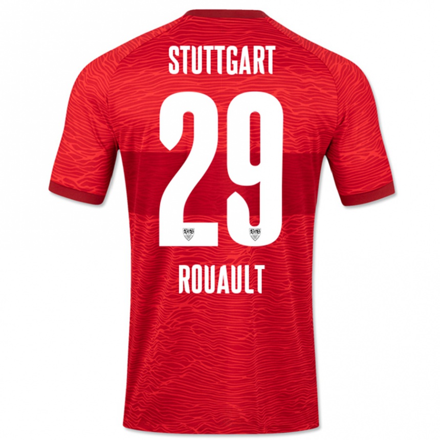 Mujer Fútbol Camiseta Anthony Rouault #29 Rojo 2ª Equipación 2023/24 Perú