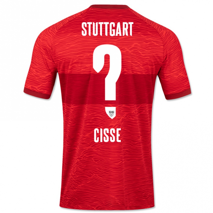 Mujer Fútbol Camiseta Momo Cissé #0 Rojo 2ª Equipación 2023/24 Perú