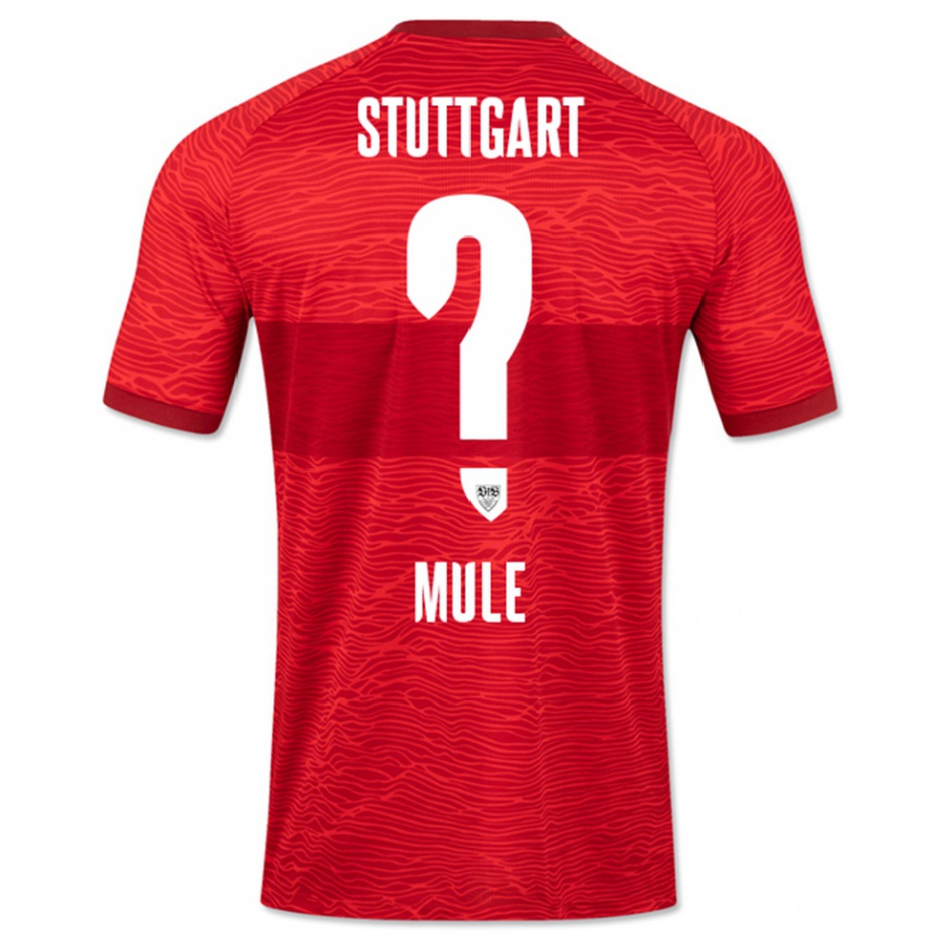 Mujer Fútbol Camiseta Salvatore Mule #0 Rojo 2ª Equipación 2023/24 Perú