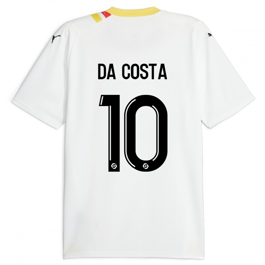 Mujer Fútbol Camiseta David Pereira Da Costa #10 Negro 2ª Equipación 2023/24 Perú