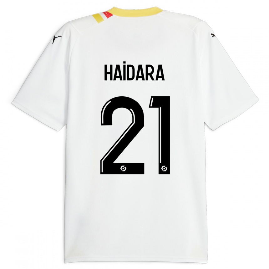 Mujer Fútbol Camiseta Massadio Haidara #21 Negro 2ª Equipación 2023/24 Perú