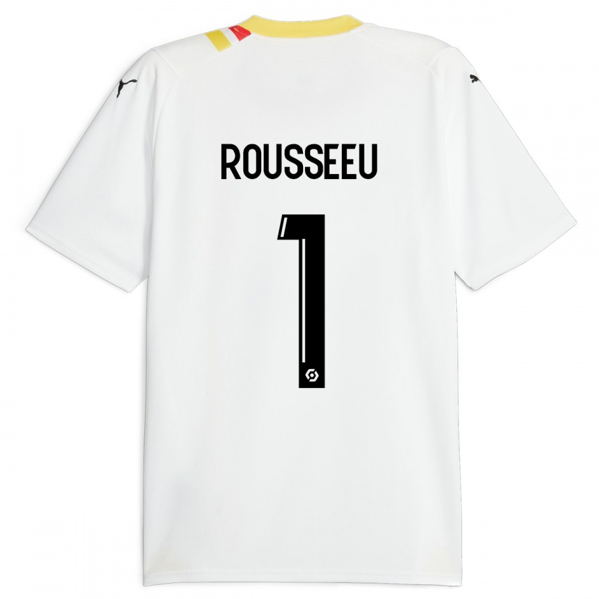 Mujer Fútbol Camiseta Justine Rousseeu #1 Negro 2ª Equipación 2023/24 Perú