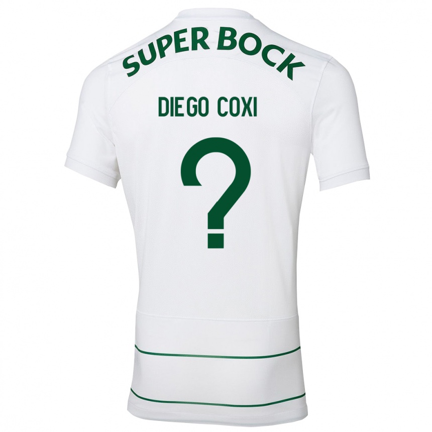 Mujer Fútbol Camiseta Diego Coxi #0 Blanco 2ª Equipación 2023/24 Perú