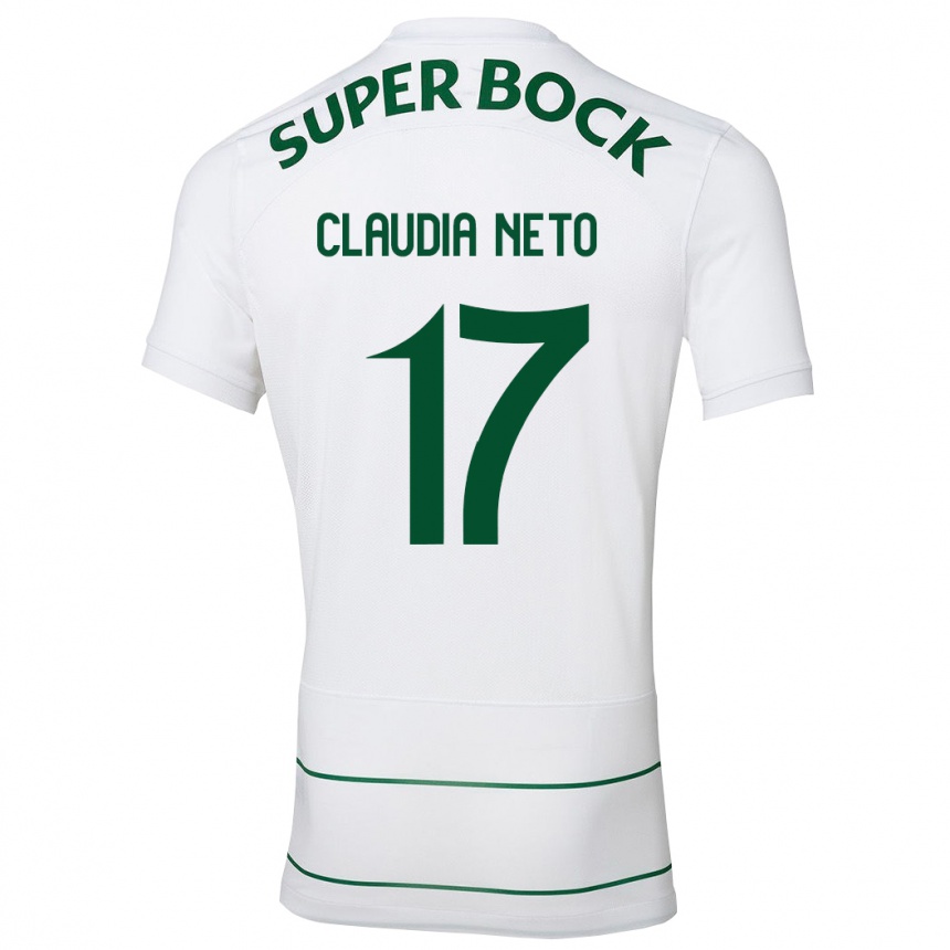 Mujer Fútbol Camiseta Cláudia Teresa Pires Neto #17 Blanco 2ª Equipación 2023/24 Perú