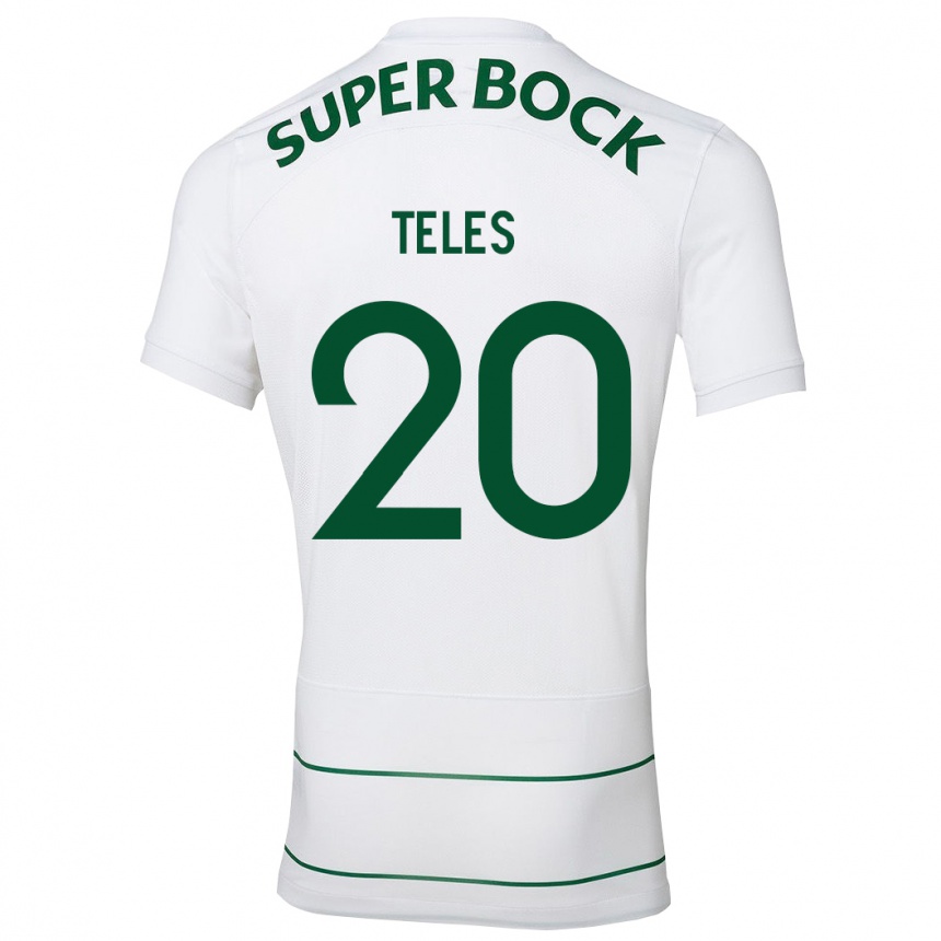 Mujer Fútbol Camiseta Ana Isabel Teles #20 Blanco 2ª Equipación 2023/24 Perú