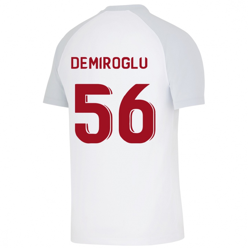 Mujer Fútbol Camiseta Baran Demiroğlu #56 Blanco 2ª Equipación 2023/24 Perú