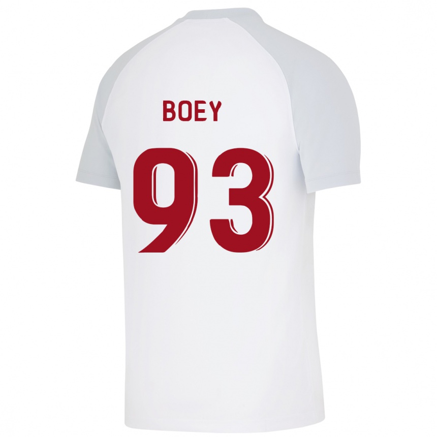 Mujer Fútbol Camiseta Sacha Boey #93 Blanco 2ª Equipación 2023/24 Perú