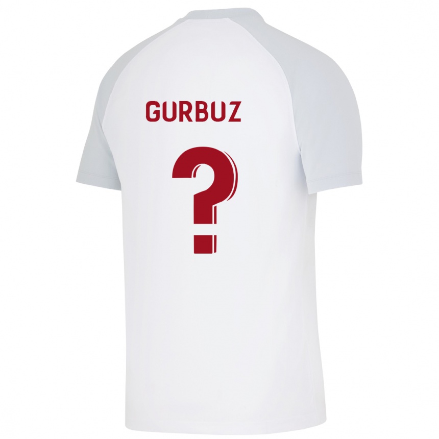 Mujer Fútbol Camiseta Inanc Gürbüz #0 Blanco 2ª Equipación 2023/24 Perú