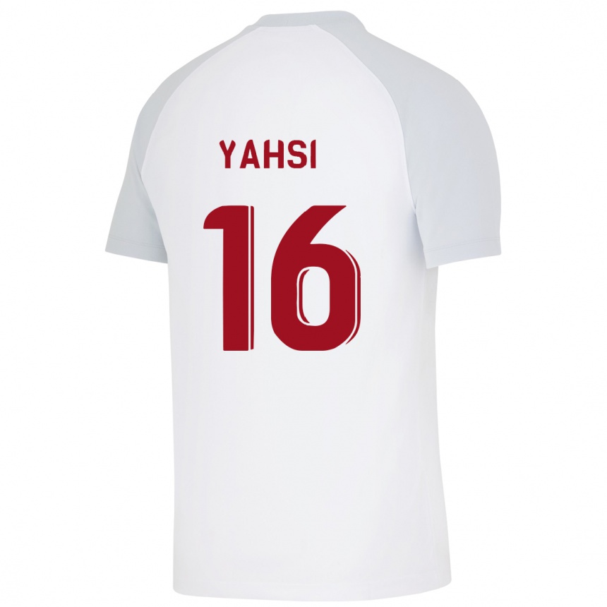 Mujer Fútbol Camiseta Ismail Yahsi #16 Blanco 2ª Equipación 2023/24 Perú