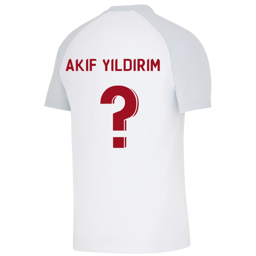 Mujer Fútbol Camiseta Mehmet Akif Yıldırım #0 Blanco 2ª Equipación 2023/24 Perú