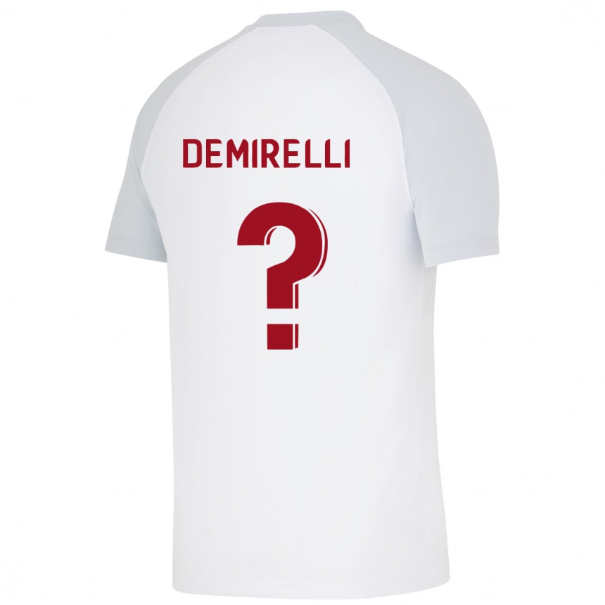 Mujer Fútbol Camiseta Ahmet Demirelli #0 Blanco 2ª Equipación 2023/24 Perú