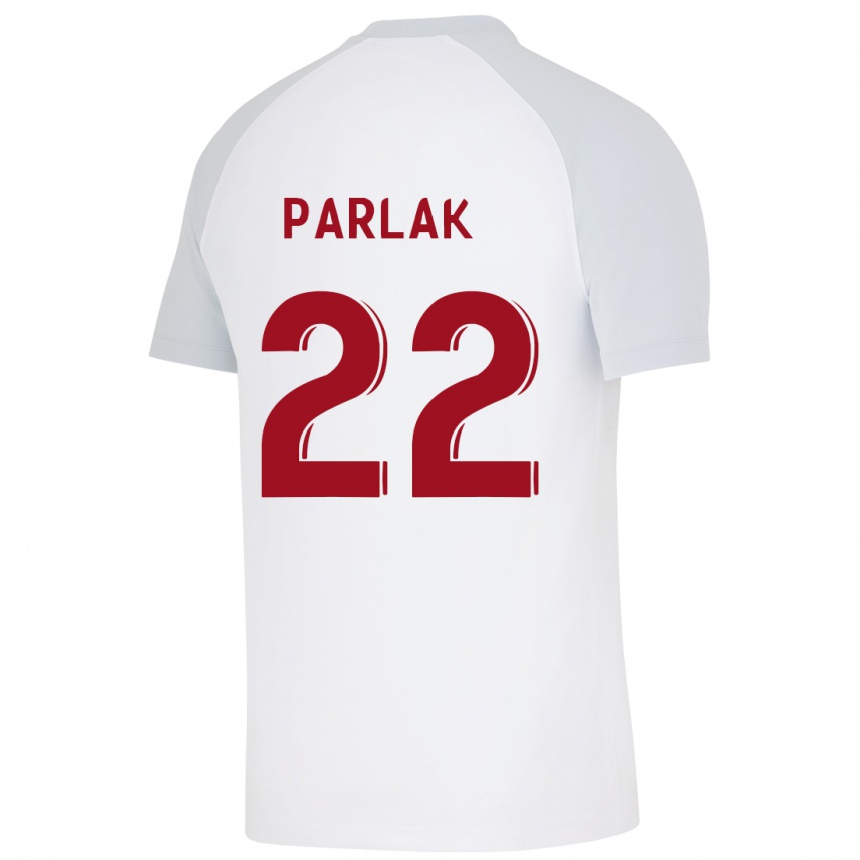 Mujer Fútbol Camiseta Nazlıcan Parlak #22 Blanco 2ª Equipación 2023/24 Perú