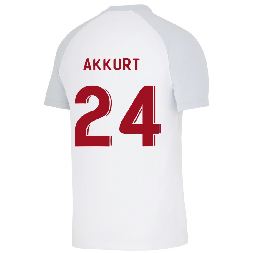 Mujer Fútbol Camiseta Arzu Akkurt #24 Blanco 2ª Equipación 2023/24 Perú