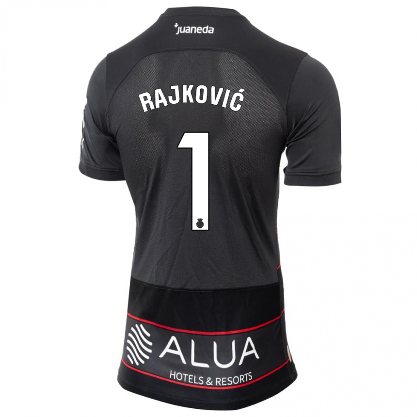 Mujer Fútbol Camiseta Predrag Rajkovic #1 Negro 2ª Equipación 2023/24 Perú