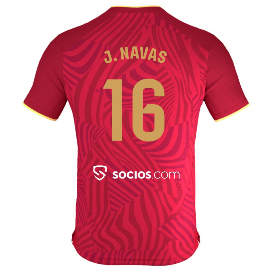 Mujer Fútbol Camiseta Jesús Navas #16 Rojo 2ª Equipación 2023/24 Perú