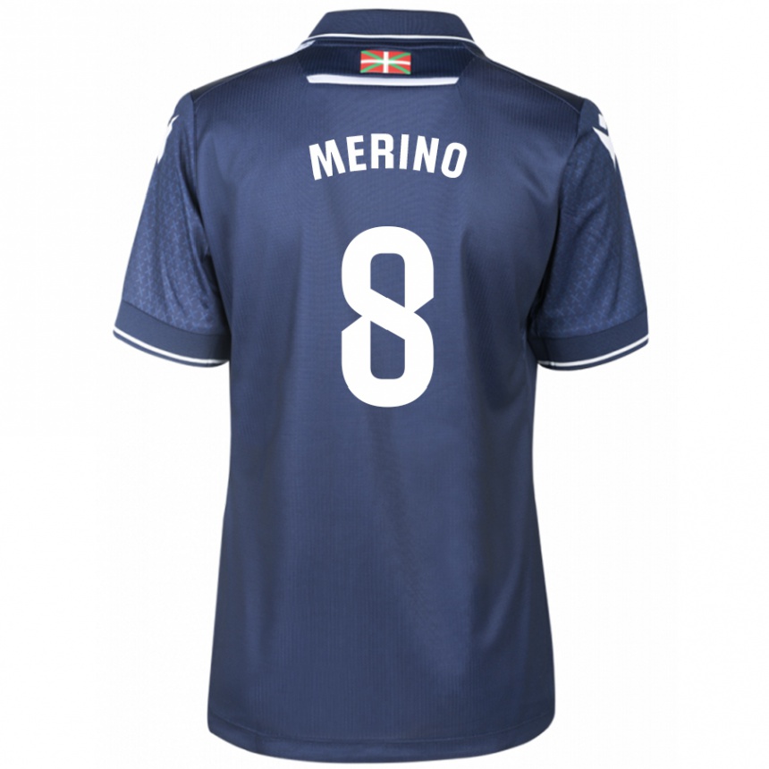 Mujer Fútbol Camiseta Mikel Merino #8 Armada 2ª Equipación 2023/24 Perú