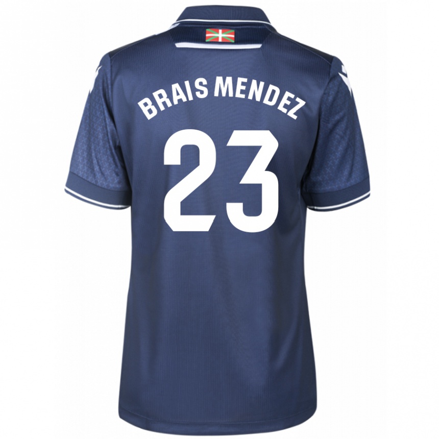 Mujer Fútbol Camiseta Brais Méndez #23 Armada 2ª Equipación 2023/24 Perú