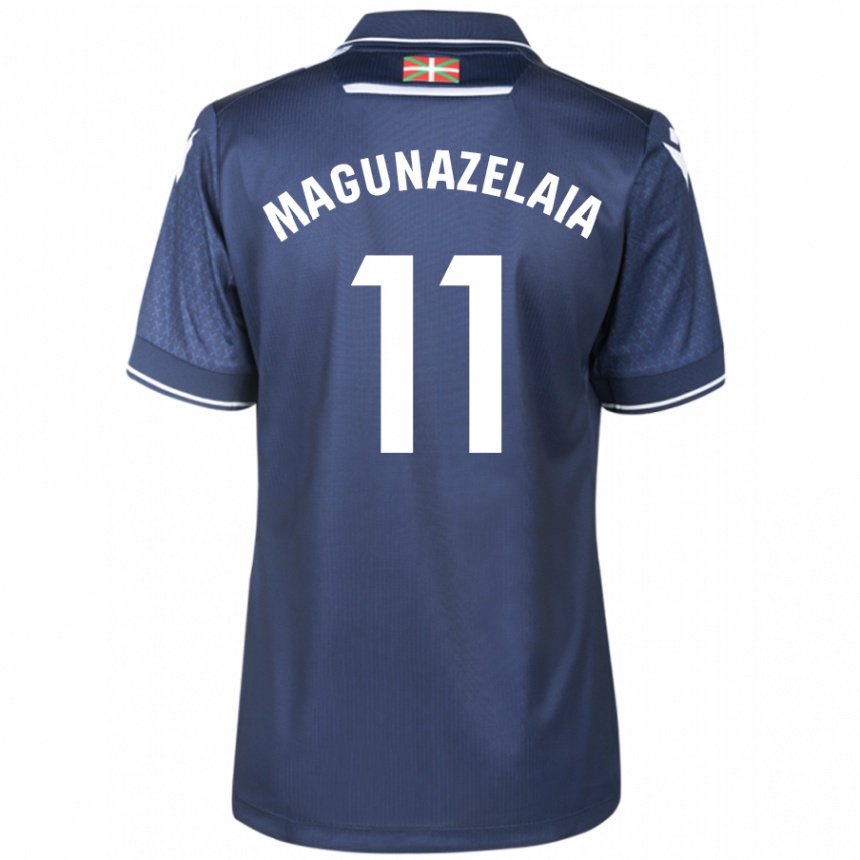 Mujer Fútbol Camiseta Jon Magunazelaia #11 Armada 2ª Equipación 2023/24 Perú