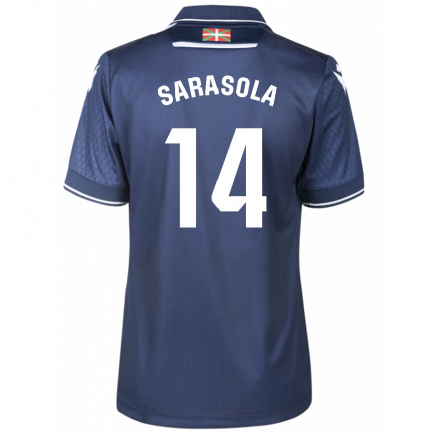 Mujer Fútbol Camiseta Izarne Sarasola Beain #14 Armada 2ª Equipación 2023/24 Perú