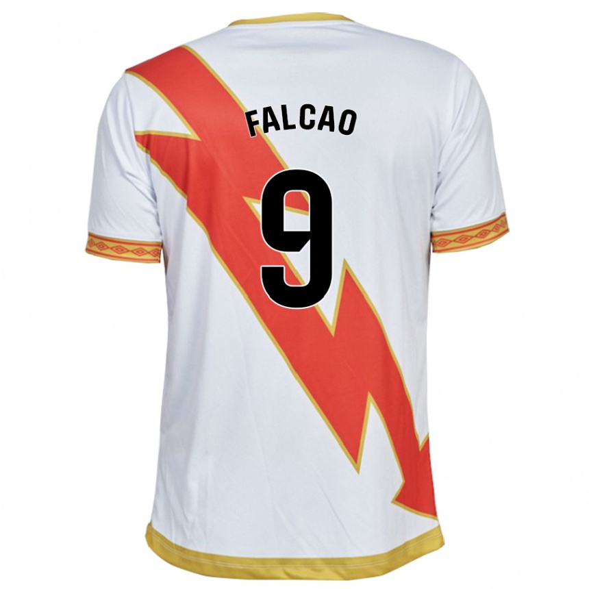 Niño Fútbol Camiseta Radamel Falcao #9 Blanco 1ª Equipación 2023/24 Perú