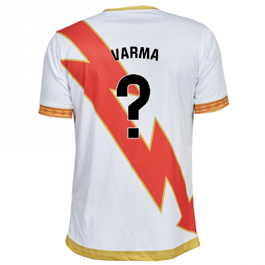 Niño Fútbol Camiseta Roman Varma #0 Blanco 1ª Equipación 2023/24 Perú