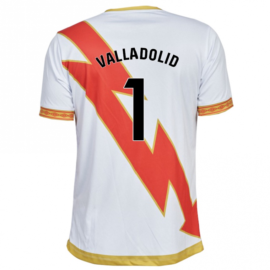 Niño Fútbol Camiseta Miriam Valladolid Sánchez #1 Blanco 1ª Equipación 2023/24 Perú