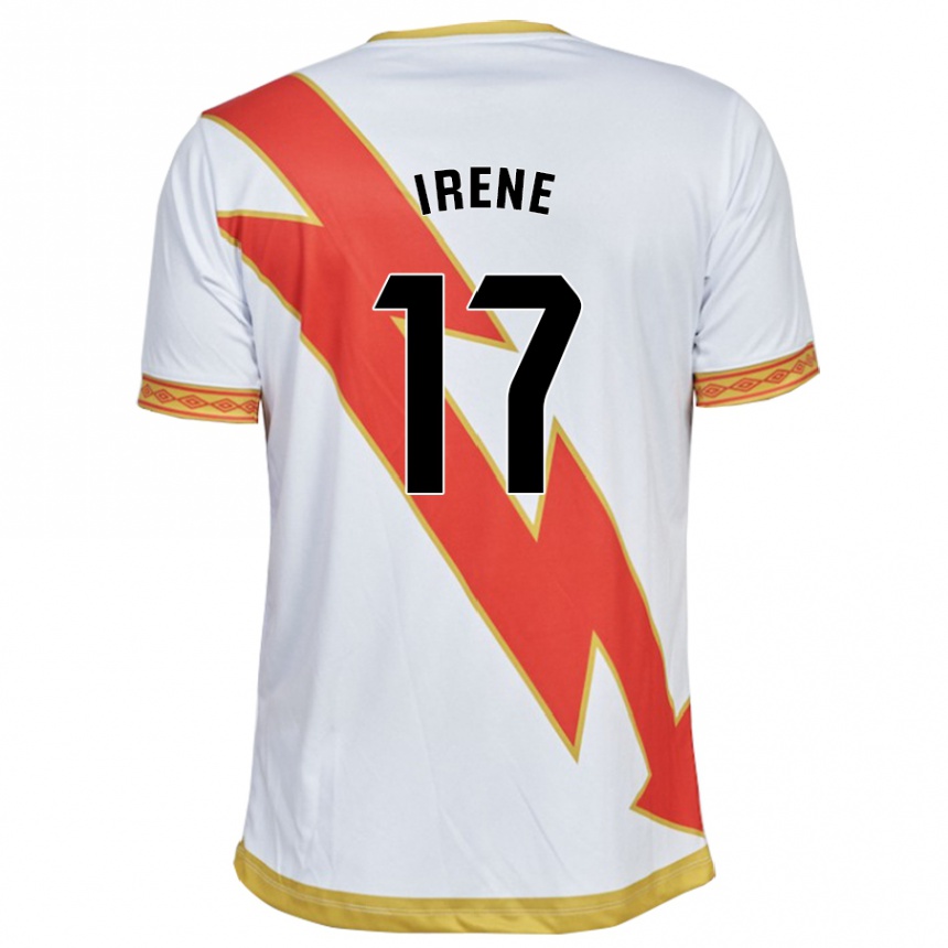 Niño Fútbol Camiseta Irene Rodríguez Basilio #17 Blanco 1ª Equipación 2023/24 Perú