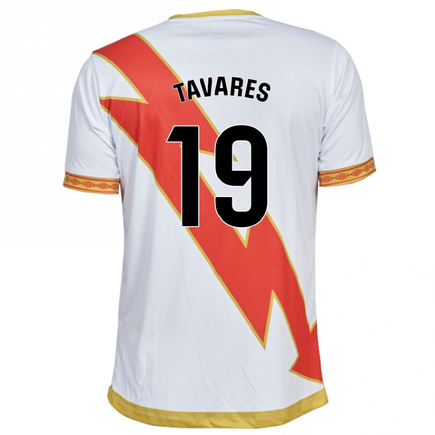 Niño Fútbol Camiseta Bruna Nataly Tavares Neves #19 Blanco 1ª Equipación 2023/24 Perú