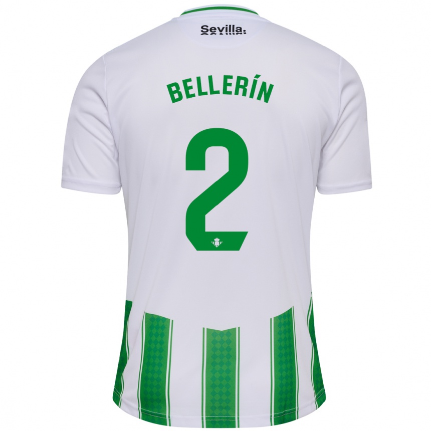 Niño Fútbol Camiseta Hector Bellerin #2 Blanco 1ª Equipación 2023/24 Perú