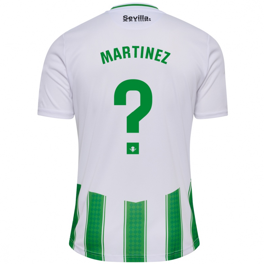 Niño Fútbol Camiseta Pablo Martínez #0 Blanco 1ª Equipación 2023/24 Perú