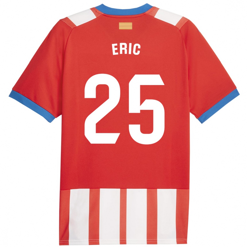 Niño Fútbol Camiseta Eric Garcia #25 Rojo Blanco 1ª Equipación 2023/24 Perú