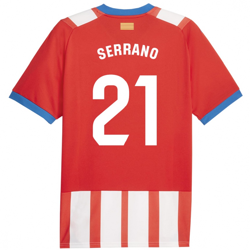 Niño Fútbol Camiseta Ot Serrano #21 Rojo Blanco 1ª Equipación 2023/24 Perú