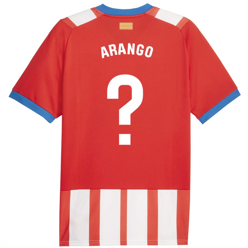 Niño Fútbol Camiseta Juan Arango #0 Rojo Blanco 1ª Equipación 2023/24 Perú