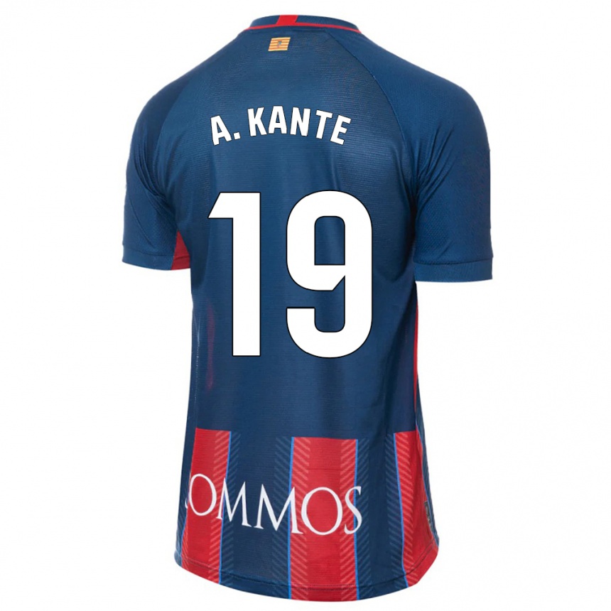 Niño Fútbol Camiseta Abou Kanté #19 Armada 1ª Equipación 2023/24 Perú