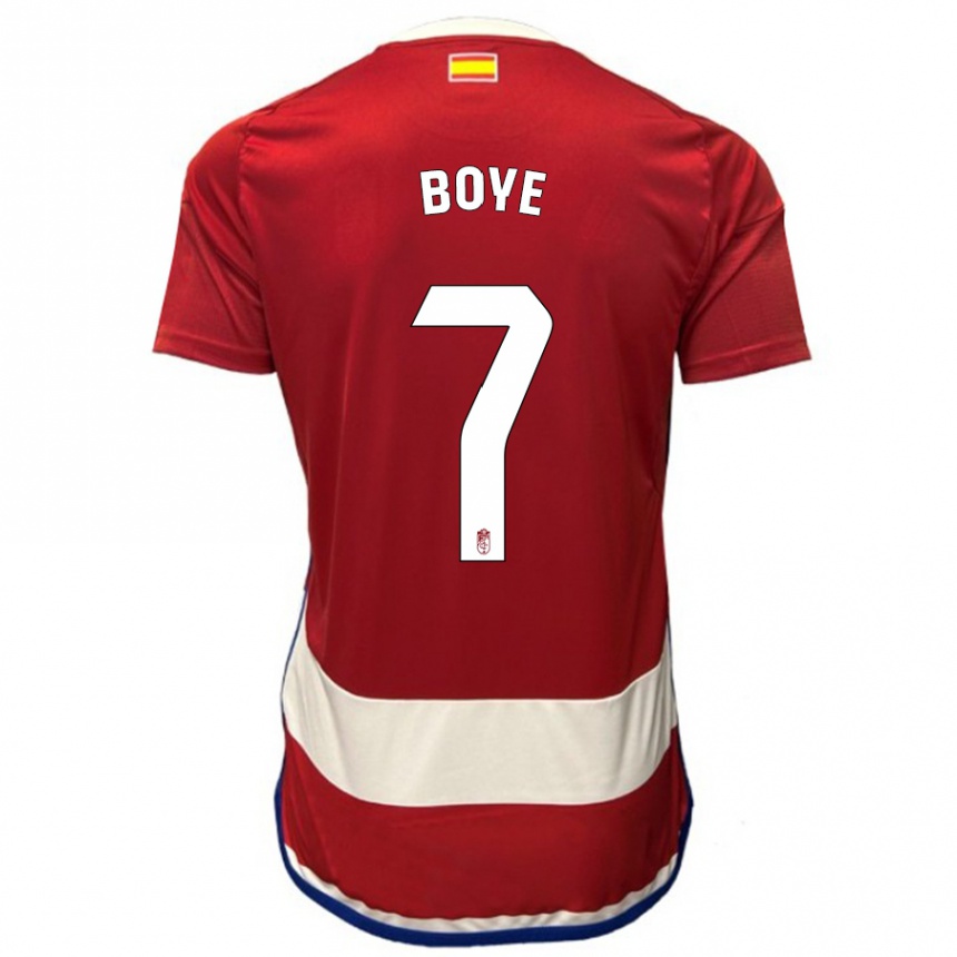 Niño Fútbol Camiseta Lucas Boyé #7 Rojo 1ª Equipación 2023/24 Perú