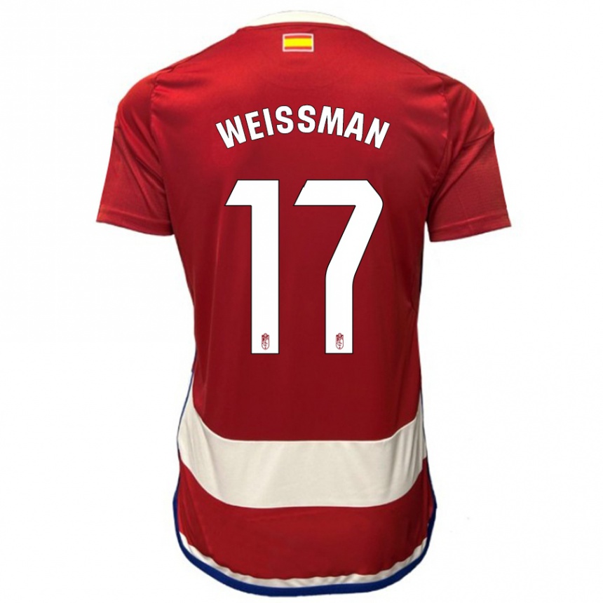 Niño Fútbol Camiseta Shon Weissman #17 Rojo 1ª Equipación 2023/24 Perú