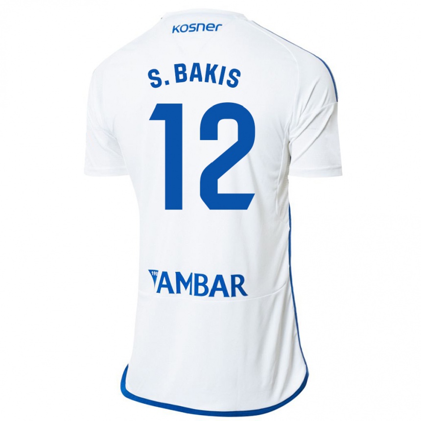 Niño Fútbol Camiseta Sinan Bakış #12 Blanco 1ª Equipación 2023/24 Perú