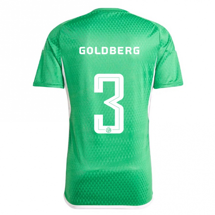 Niño Fútbol Camiseta Shon Goldberg #3 Blanco Azul 1ª Equipación 2023/24 Perú