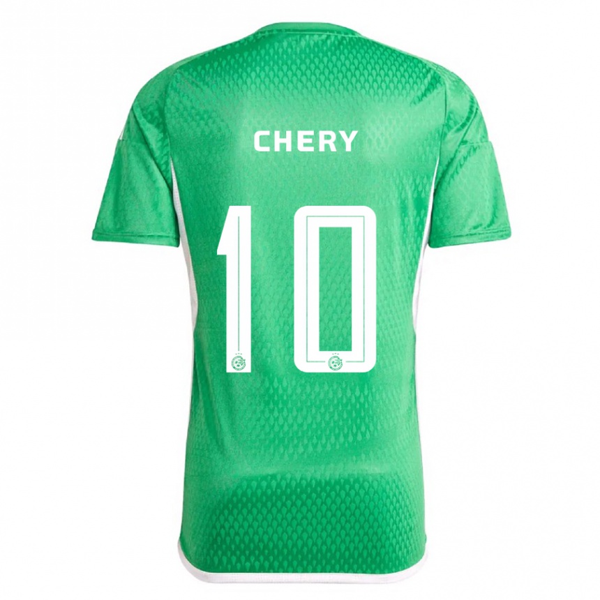 Niño Fútbol Camiseta Tjaronn Chery #10 Blanco Azul 1ª Equipación 2023/24 Perú