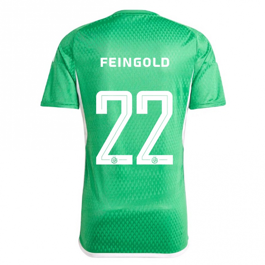 Niño Fútbol Camiseta Ilay Feingold #22 Blanco Azul 1ª Equipación 2023/24 Perú