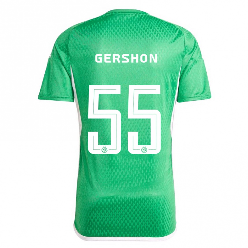 Niño Fútbol Camiseta Rami Gershon #55 Blanco Azul 1ª Equipación 2023/24 Perú