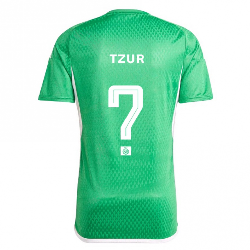 Niño Fútbol Camiseta Adi Tzur #0 Blanco Azul 1ª Equipación 2023/24 Perú