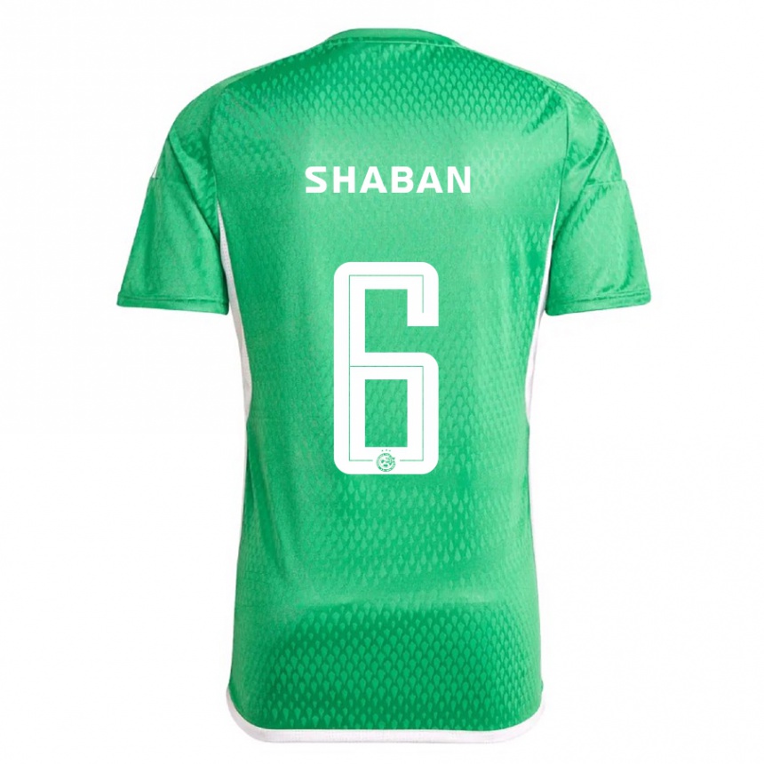 Niño Fútbol Camiseta Loay Shaban #6 Blanco Azul 1ª Equipación 2023/24 Perú