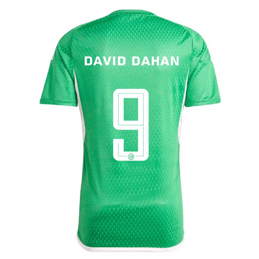 Niño Fútbol Camiseta Omer David Dahan #9 Blanco Azul 1ª Equipación 2023/24 Perú