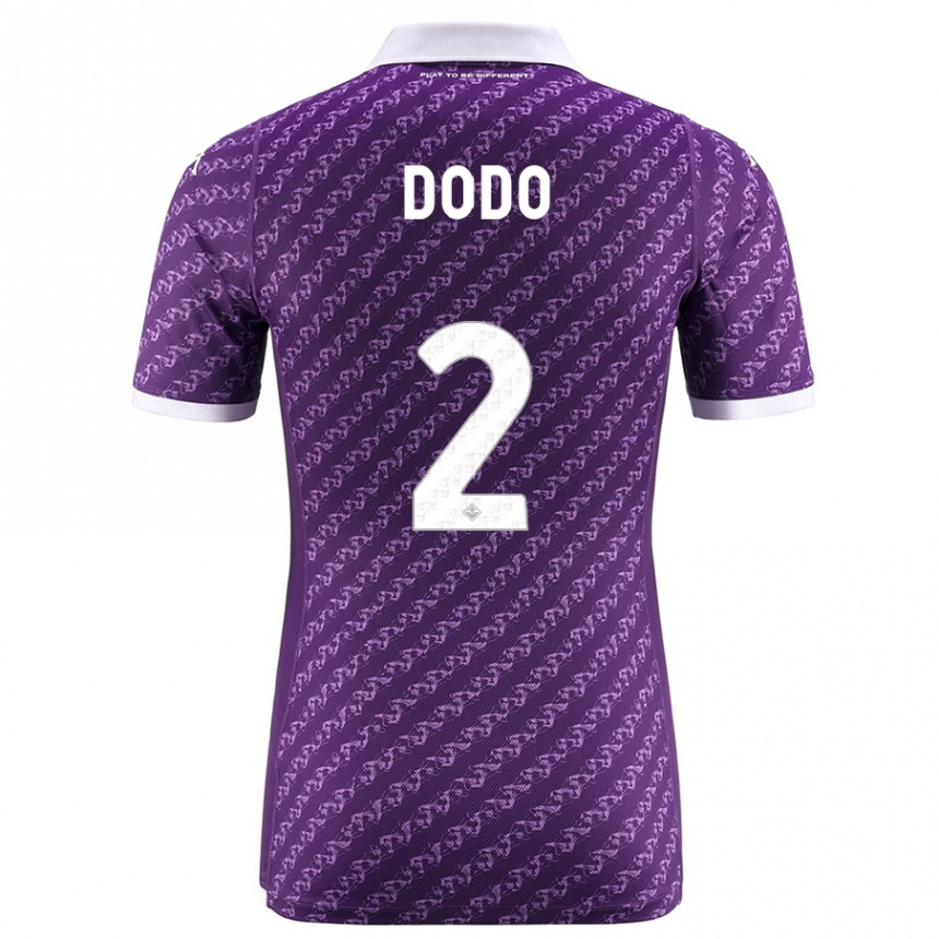 Niño Fútbol Camiseta Dodô #2 Violeta 1ª Equipación 2023/24 Perú