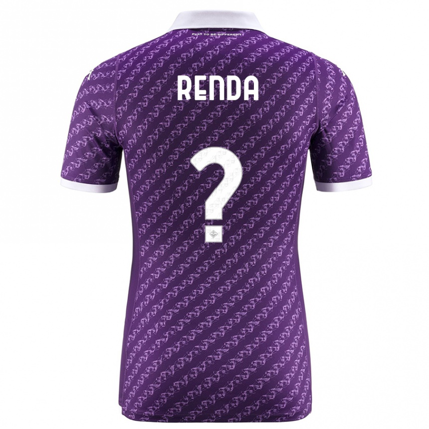 Niño Fútbol Camiseta Thomas Renda #0 Violeta 1ª Equipación 2023/24 Perú